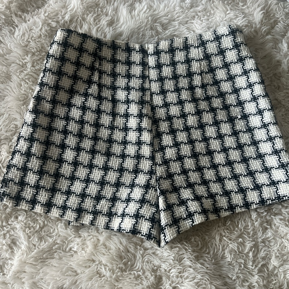 Stylish Black and White Women's Shorts